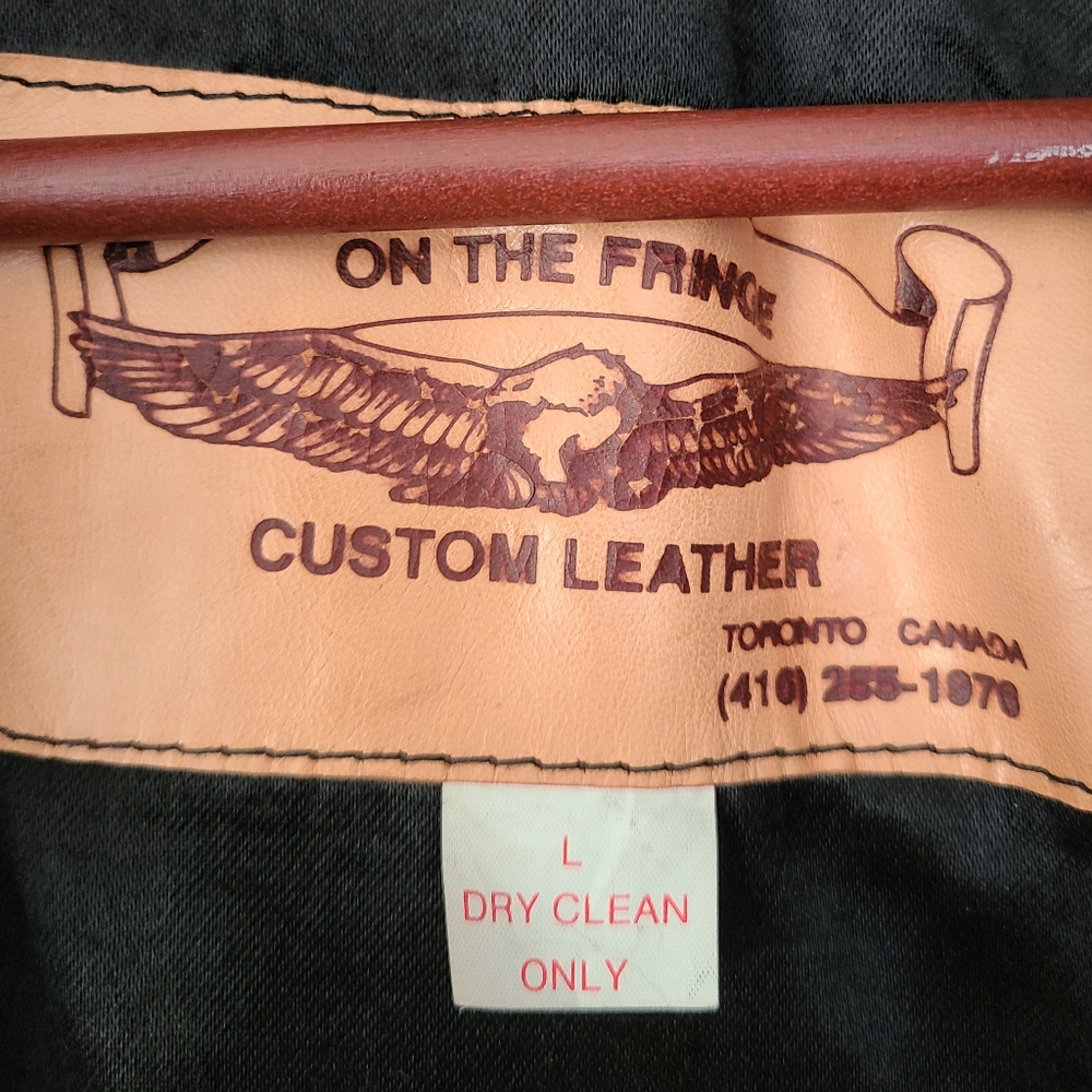 RARE VINTAGE - Custom leather jacket - Picture 13 of 13